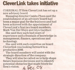 Cleverlink Takes Initiative